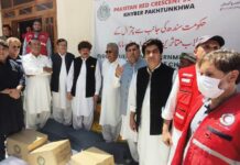 10 trucks loads relief goods dispatched by Sindh Govt distributed among flood victims of Chitral
